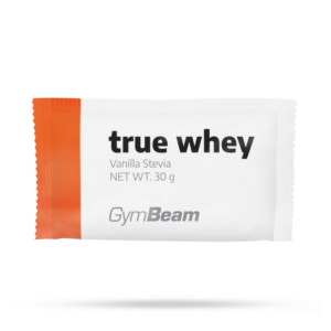 GymBeam Vzorka True Whey vanilka stévia odhadovaná cena: 1.14 EUR