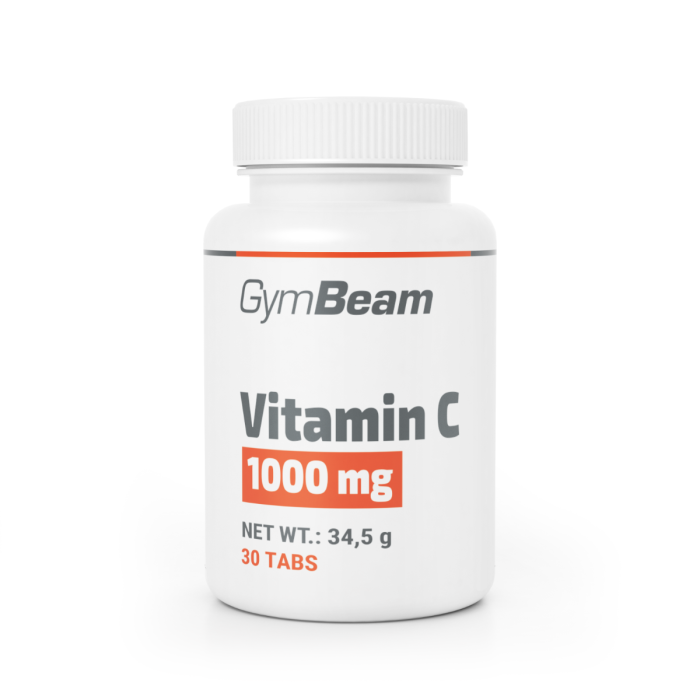 GymBeam Vitamín C 1000 mg 30 tab. bez príchute odhadovaná cena: 1.35 EUR