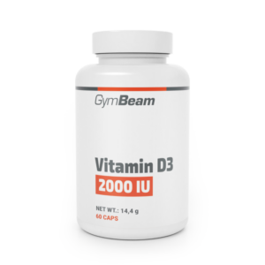 GymBeam Vitamín D3 2000 IU bez príchute odhadovaná cena: 1.95 EUR