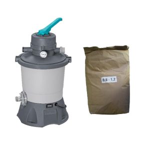 Akčný set – piesková filtrácia BESTWAY Standard Evo prietok 3.596 l/h + filtračný piesok 25 kg odhadovaná cena: 98.7 EUR