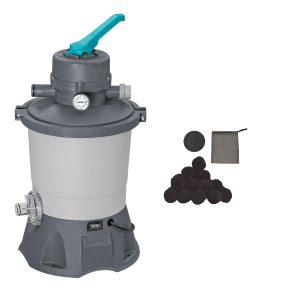 Akčný set – piesková filtrácia BESTWAY Standard Evo prietok 3.596 l/h + filtračná náplň Carbon Fiber Ball 400g odhadovaná cena: 100.9 EUR