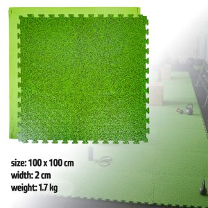 Puzzle tatami podložka inSPORTline Zemalpro 100x100x2 cm motív trávníka odhadovaná cena: 16.9 EUR