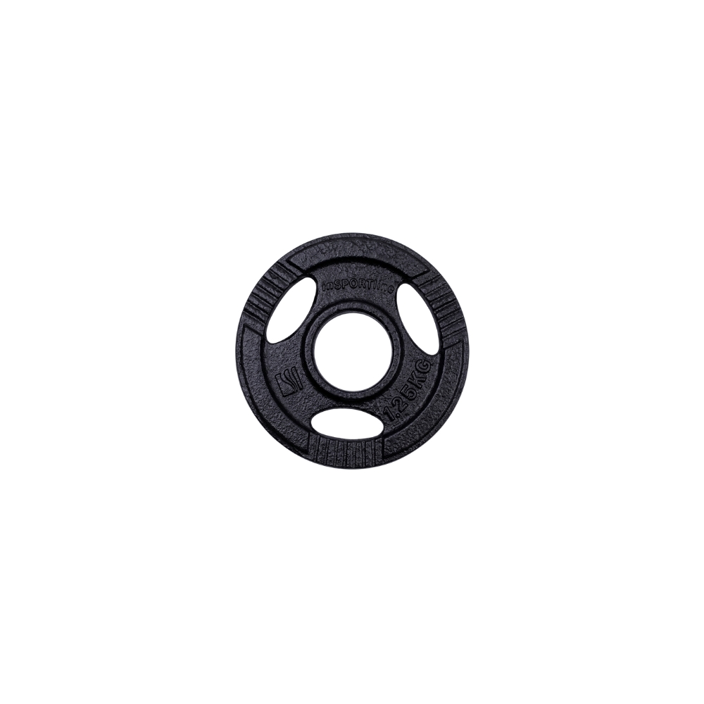 Liatinový olympijský kotúč inSPORTline Hamerton Black 1,25 kg 50 mm odhadovaná cena: 2.9 EUR