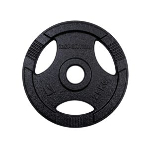 Liatinový olympijský kotúč inSPORTline Hamerton Black 25 kg 50 mm odhadovaná cena: 43.9 EUR