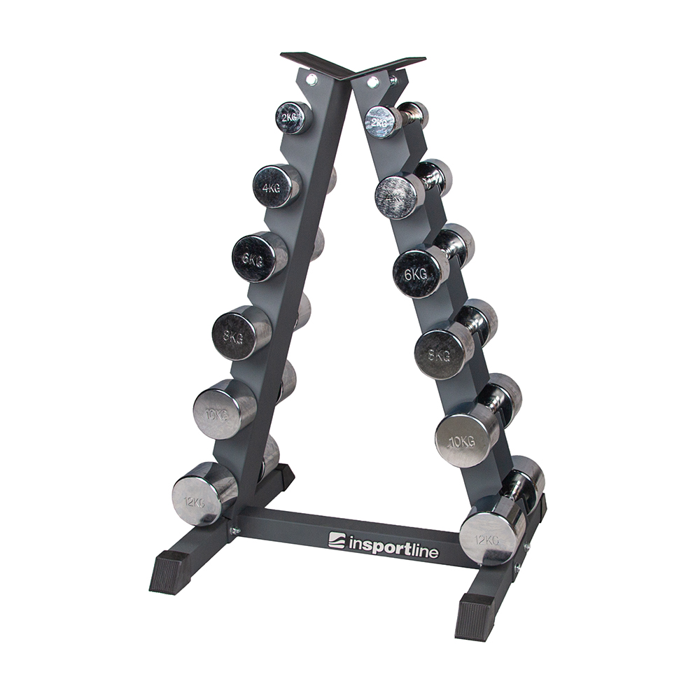 Sada jednoručných činiek inSPORTline Crossteel 2x 2-12 kg odhadovaná cena: 319.9 EUR