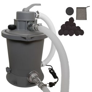 Akčný set – piesková filtrácia Standard – prietok 3.028 l / h + filtračná nápln Carbon Fiber Ball 400g odhadovaná cena: 89 EUR