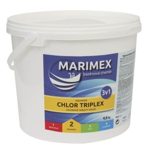 Bazénová chémia MARIMEX Chlor Triplex 4,6 kg odhadovaná cena: 52.4 EUR