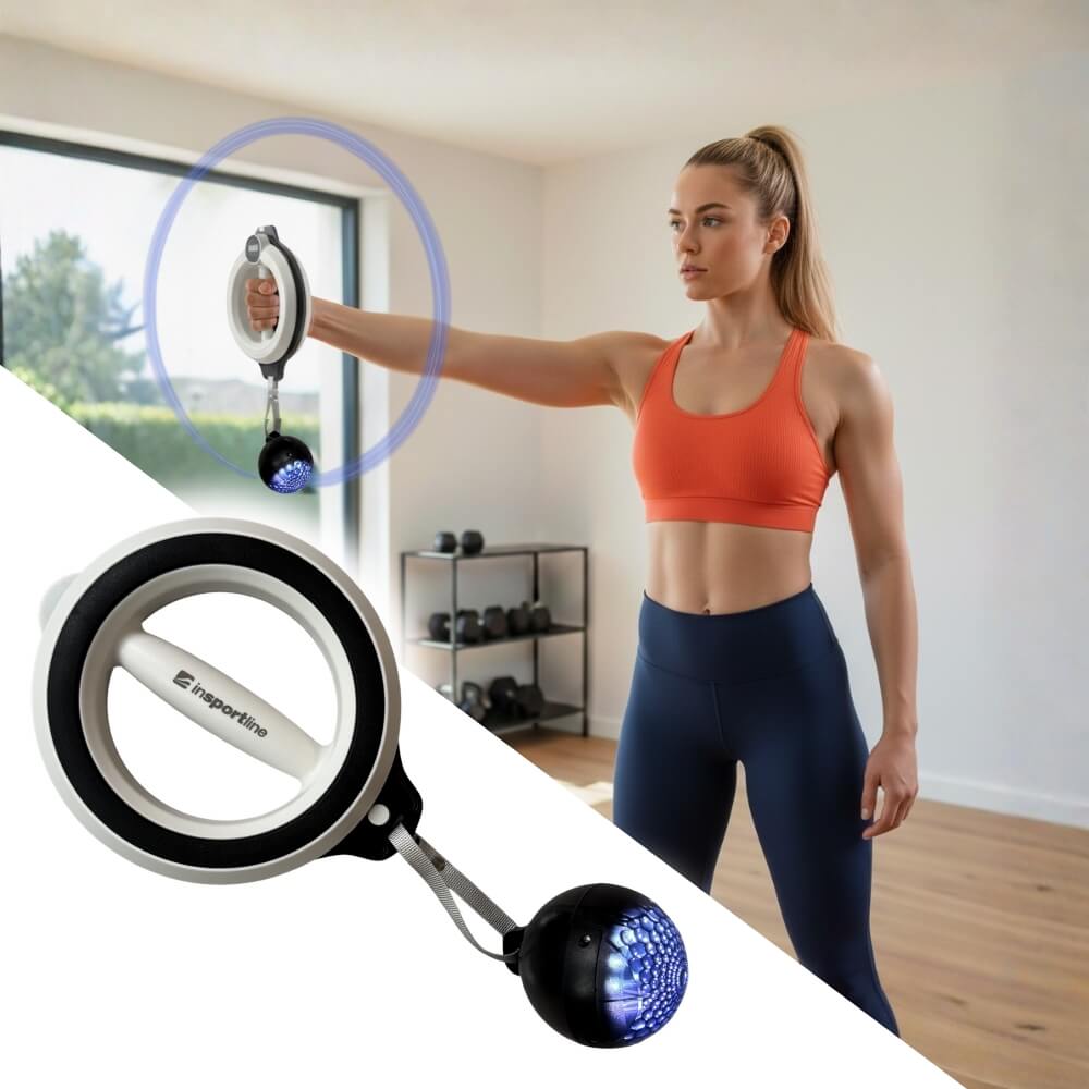 Posilňovač rúk inSPORTline Griphoop čierno-biela odhadovaná cena: 15.9 EUR