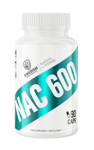 NAC 600 – Swedish Supplements 90 kaps. odhadovaná cena: 23,90 EUR