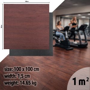 Záťažová podložka inSPORTline Luxteko Flat 100x100x1,5 cm drevo odhadovaná cena: 42.9 EUR