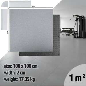 Záťažová podložka inSPORTline Luxteko Waffle 100x100x2 cm mramor odhadovaná cena: 54.9 EUR