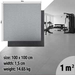 Záťažová podložka inSPORTline Luxteko Flat 100x100x1,5 cm mramor odhadovaná cena: 42.9 EUR